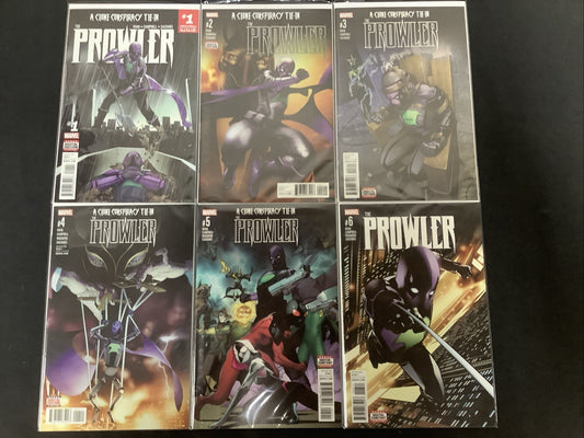 The Prowler #1-6 Complete Comic Series, Marvel Now, Clone Conspiracy Tie-in