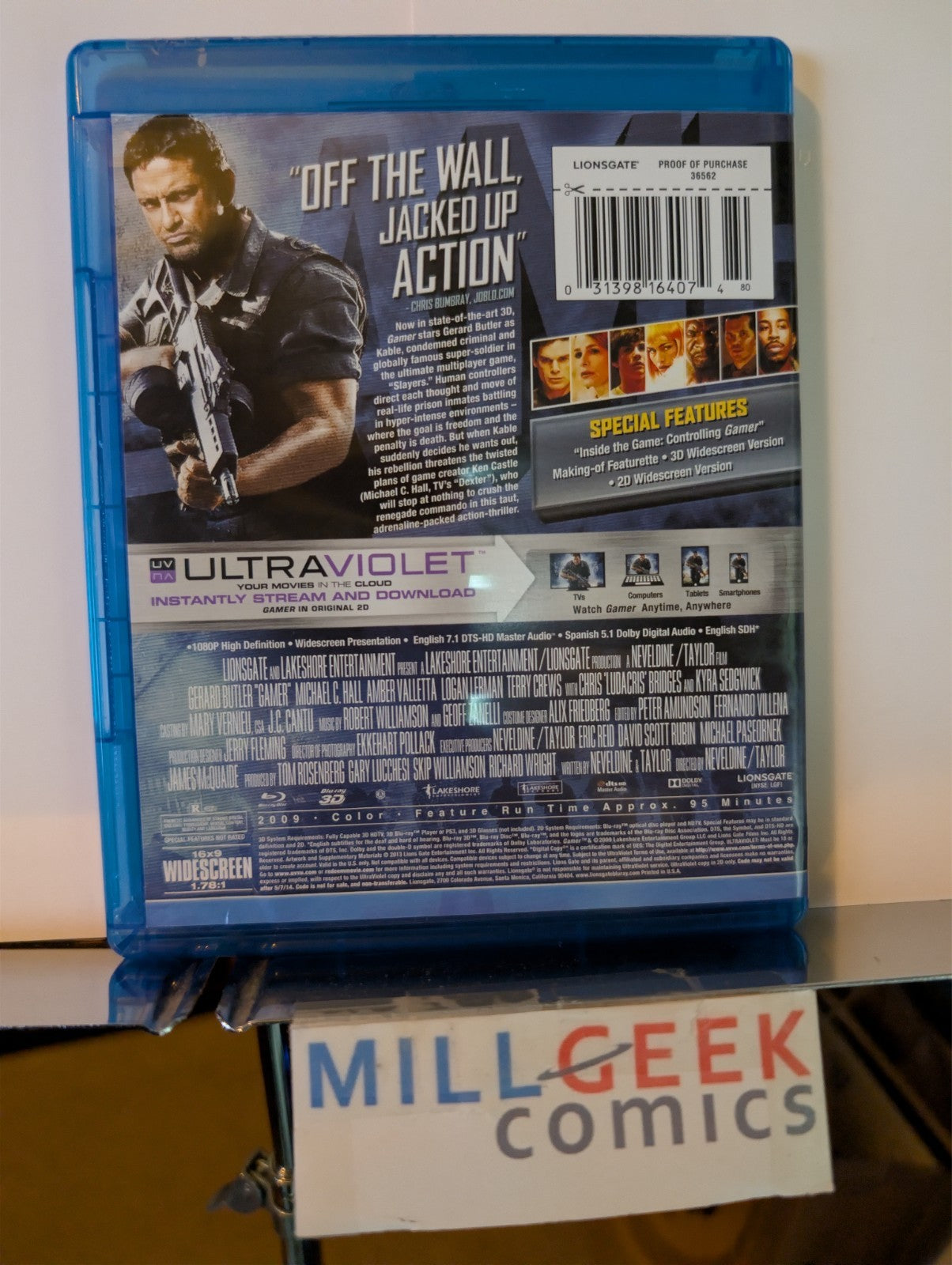 Gamer 3D / The Darkest Hour / Doom, 3 Sci-Fi Movies (Blu-Ray) -JD