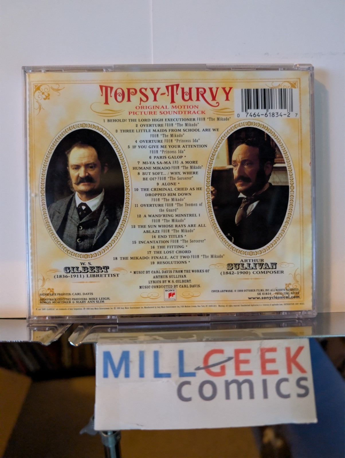 Broadway Music 2 CD Lot (Topsy-Turvy Soundtrack, Broadway Magic 1960s) -JD