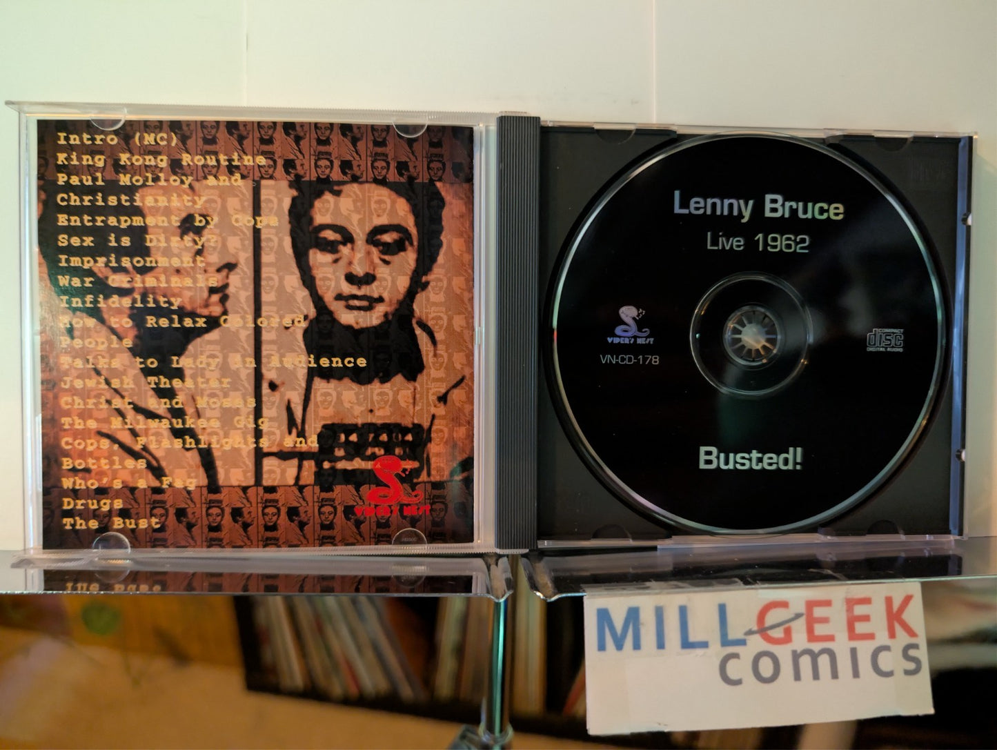 Lenny Bruce, 2 Standup Albums (The Carnegie Hall Concert & Busted!) -JD
