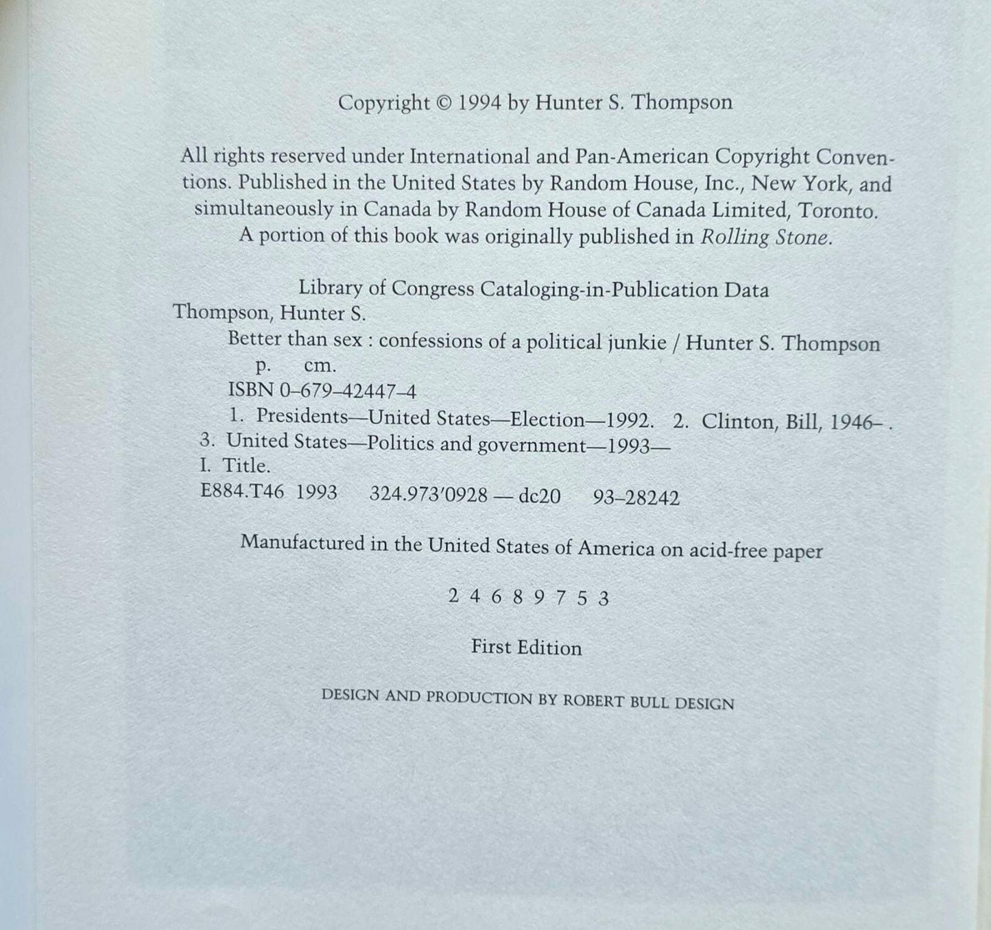 Gonzo Papers Volumes. 2-4 By Hunter S. Thompson (1980-1994)