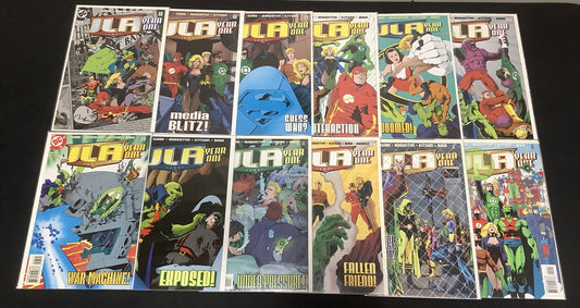 JLA: Year One #1-12 Complete Comics Series (1998, DC) Mark Waid