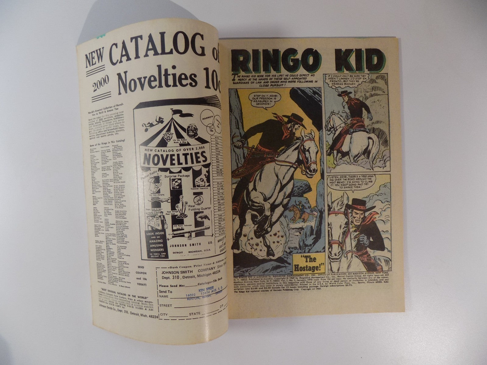 Ringo Kid #1 Marvel Comic January 1970 Very Fine