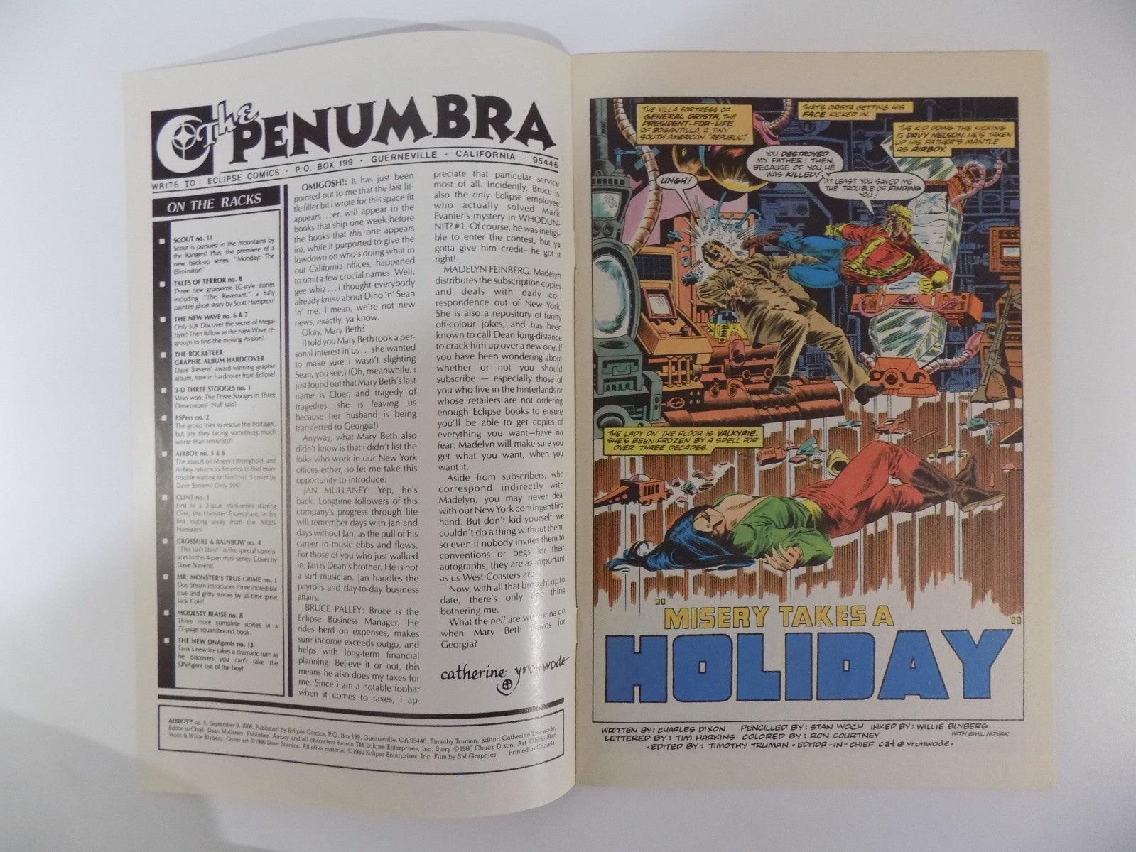 Airboy #5 Eclipse Comic NM- September 1986 Dave Stevens