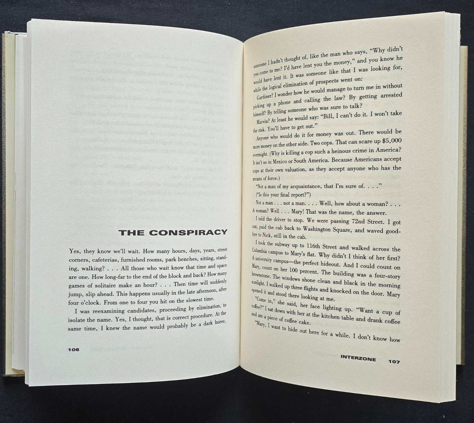 INTERZONE by William S. Burroughs (1st Ed HC w/DJ 1989)