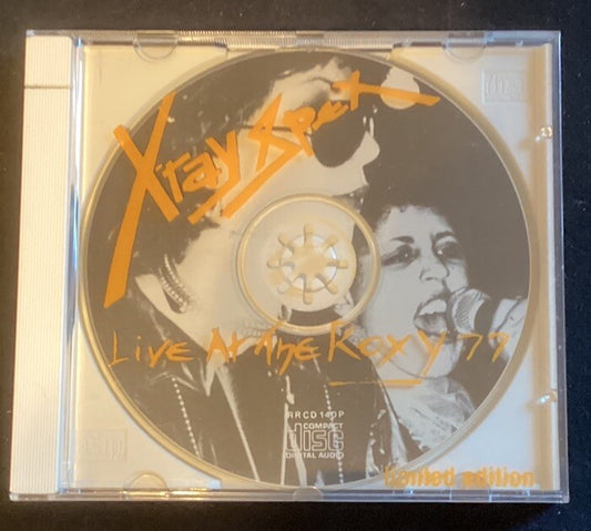 X-RAY SPEX Live At The Roxy (CDLimited Edition RRCD 140P Like New) -JD
