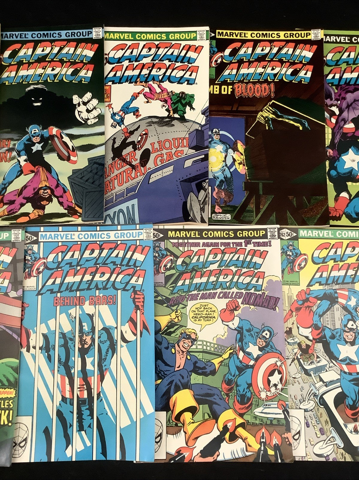 Captain America #247-263 Comic Lot, Marvel,  John Byrne, 1st App Union Jack III