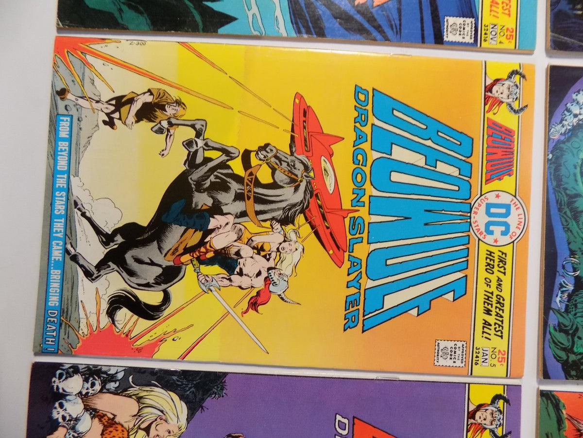 Beowulf Dragon Slayer #1-6 DC Comics May 1975-March 1976 Fine or Better