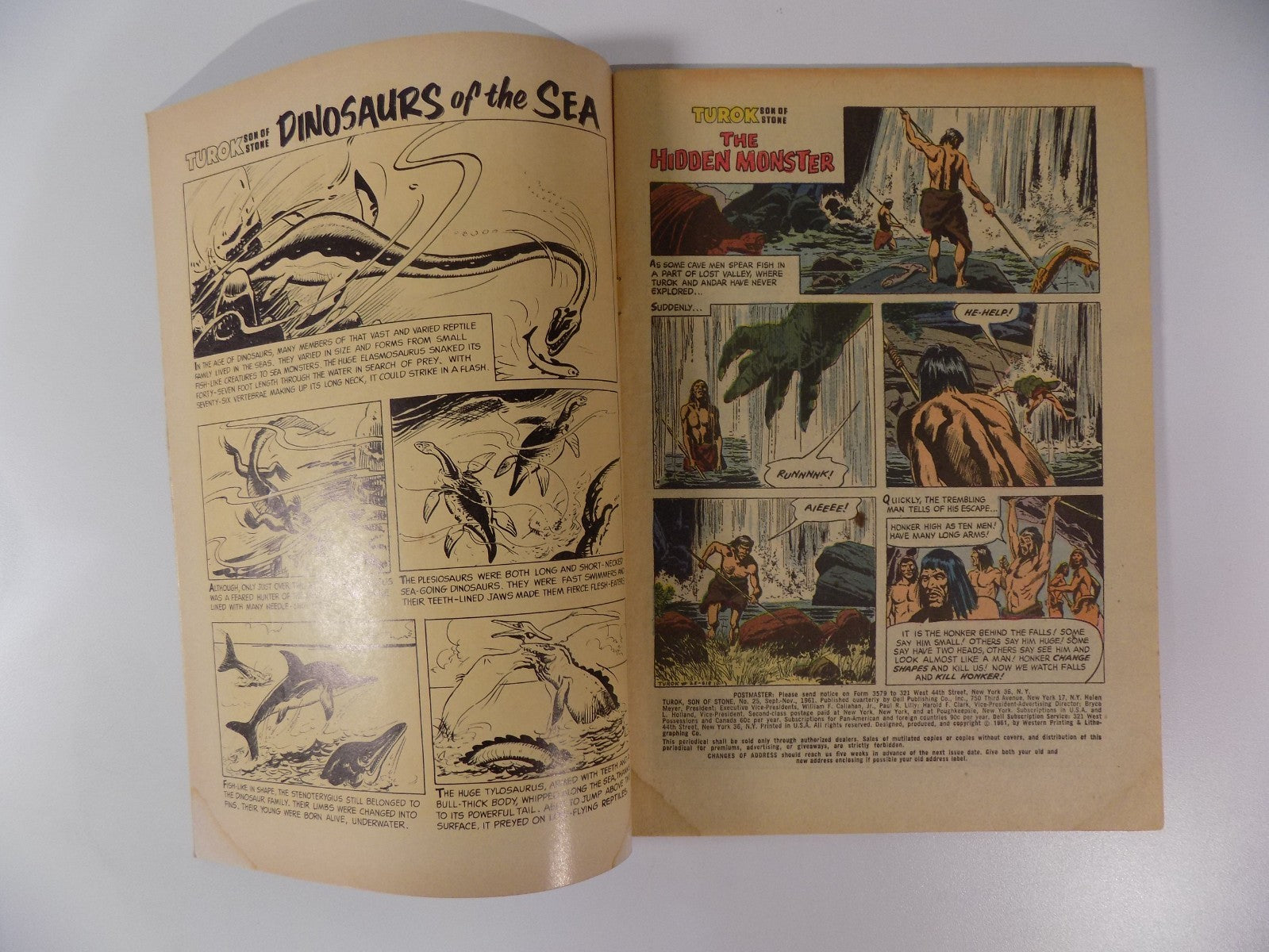 Turok Son of Stone #25 Dell Comic November 1961 Very Fine-