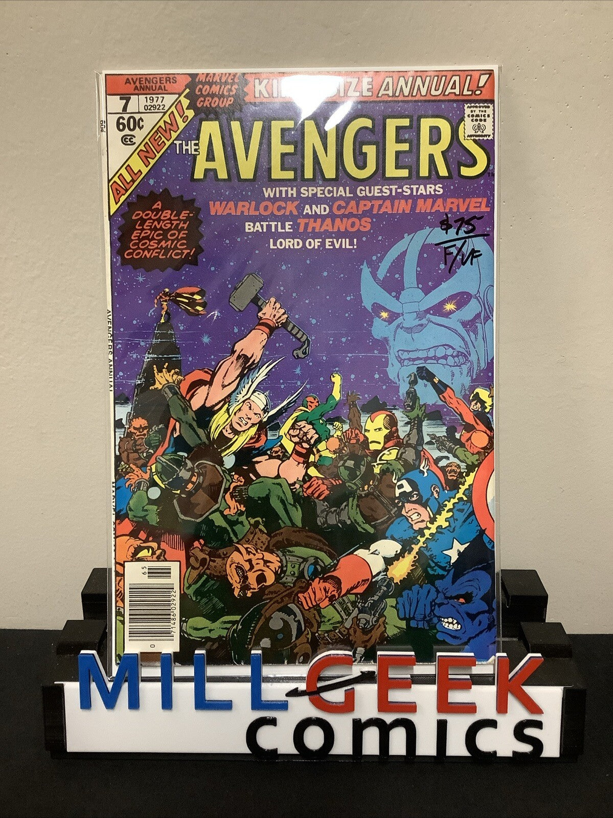 Avengers Annual #7 (1977) F/VF (7.0)  1st App Mind,Space, And Reality Stones