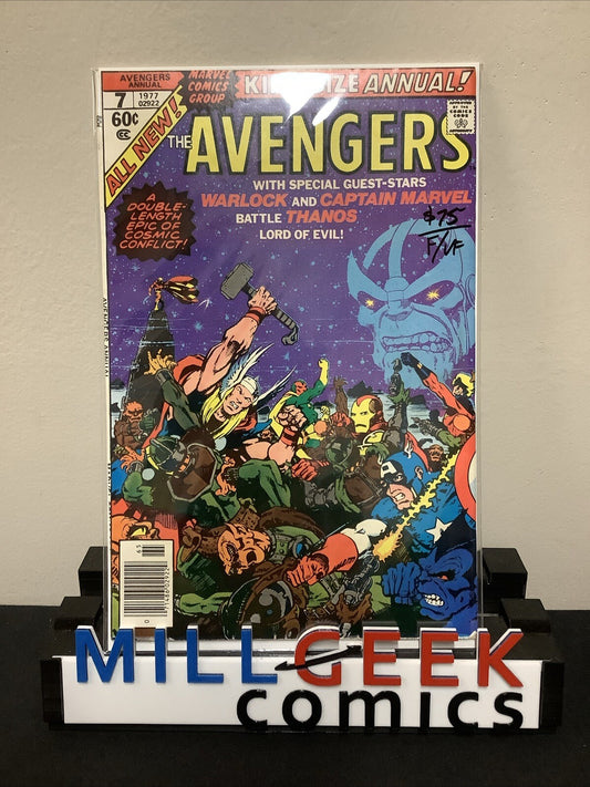 Avengers Annual #7 (1977) F/VF (7.0)  1st App Mind,Space, And Reality Stones