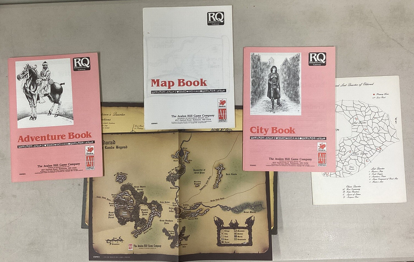 RuneQuest: Eldarad the Lost City - Avalon Hill