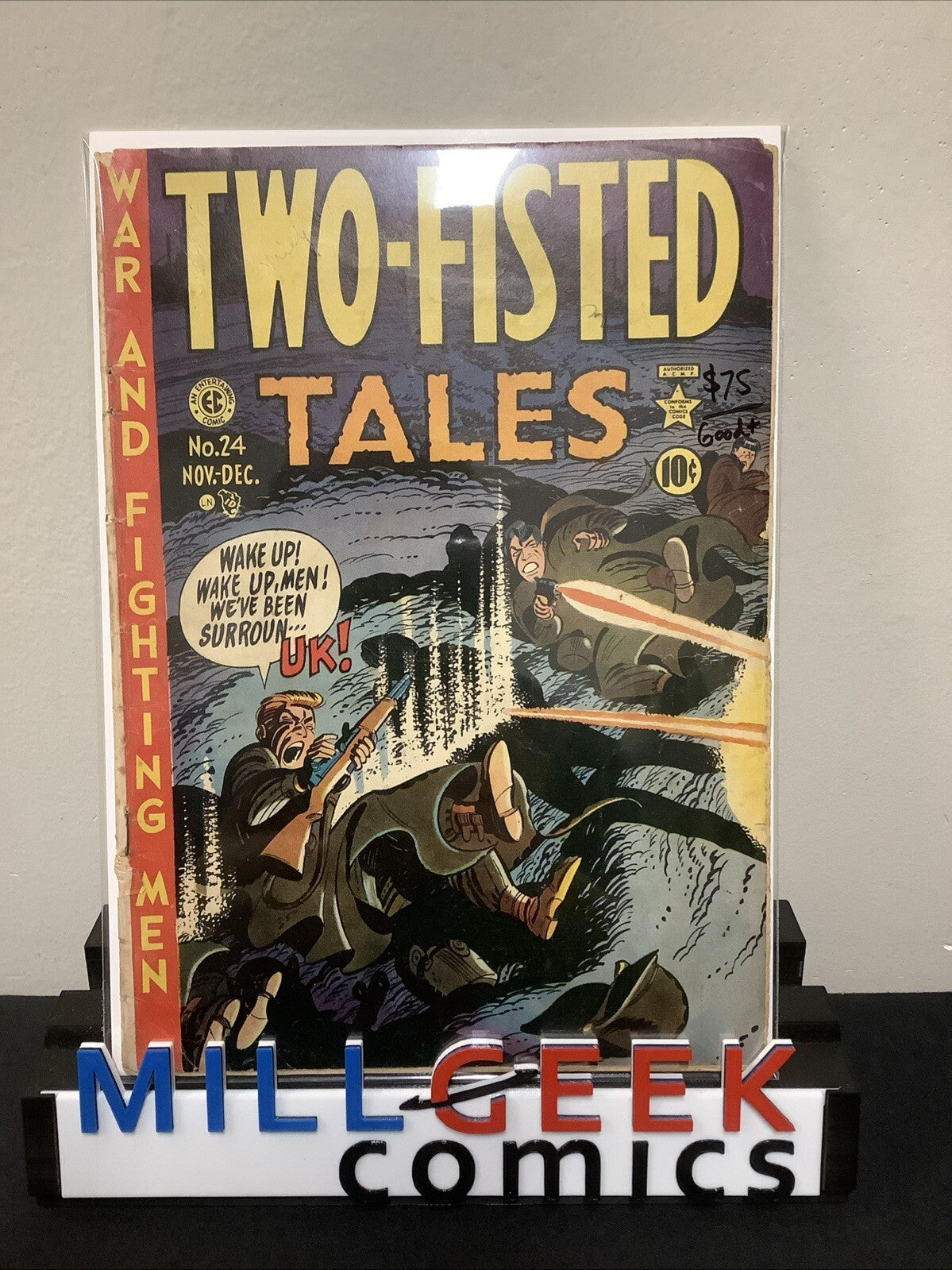 Two-Fisted Tales #24 (EC Comics 1951) G+ (2.5) Inner Wrap And Cover Detached