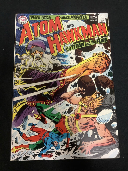 The Atom & Hawkman #42 (DC Comics April-May 1969) VF (8.0) Denny O’Neil