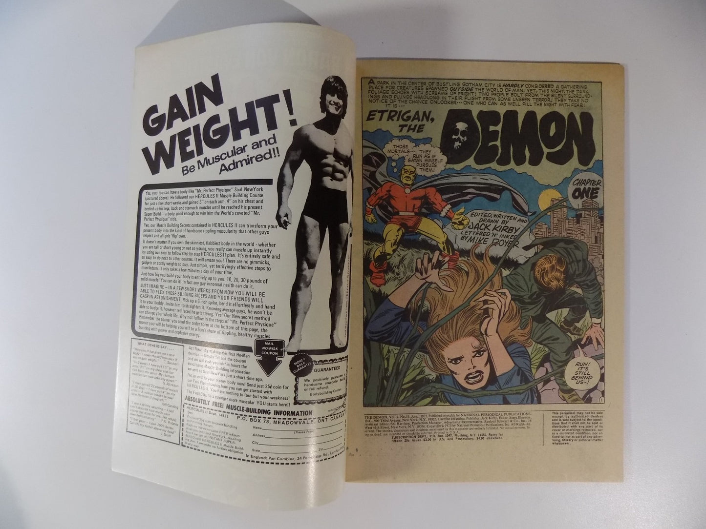 Demon #11 DC Comic August 1973 Very Fine