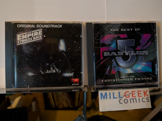Sci-Fi Soundtracks, 2 CD Lot (Empire Strikes Back, Babylon 5) -JD