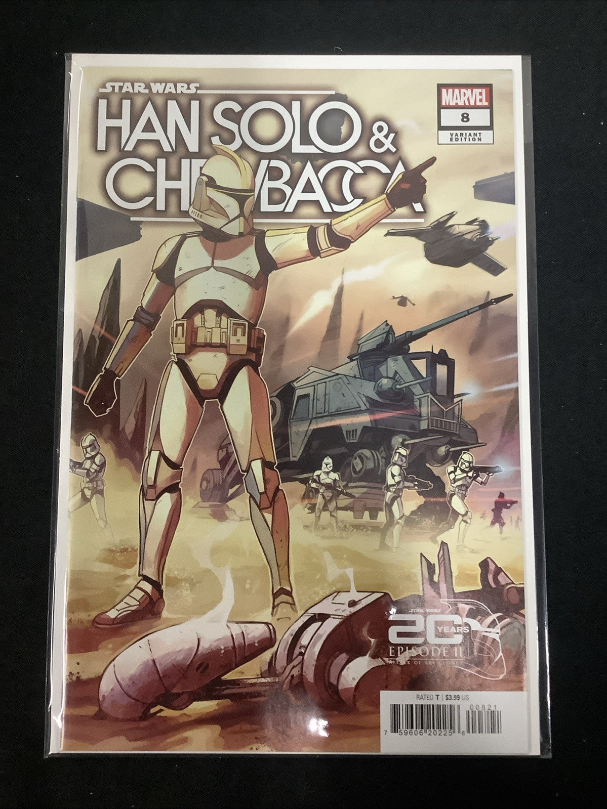 Star Wars 20th Anniversary of Attack of the Clones Variant Cover Comic Lot