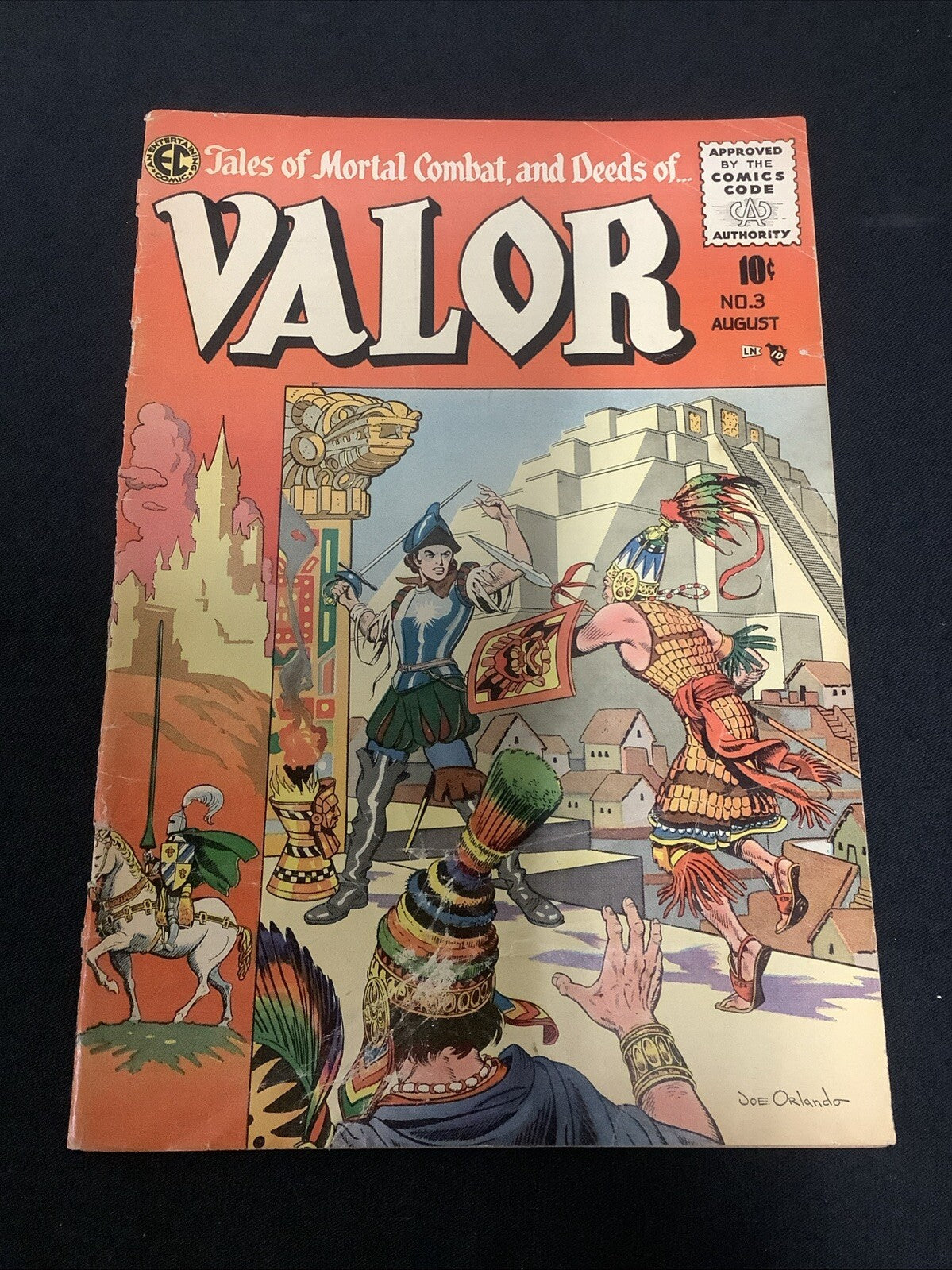 Valor #3 (EC Comics July-August 1955) G/VG (3.0) Joe Orlando