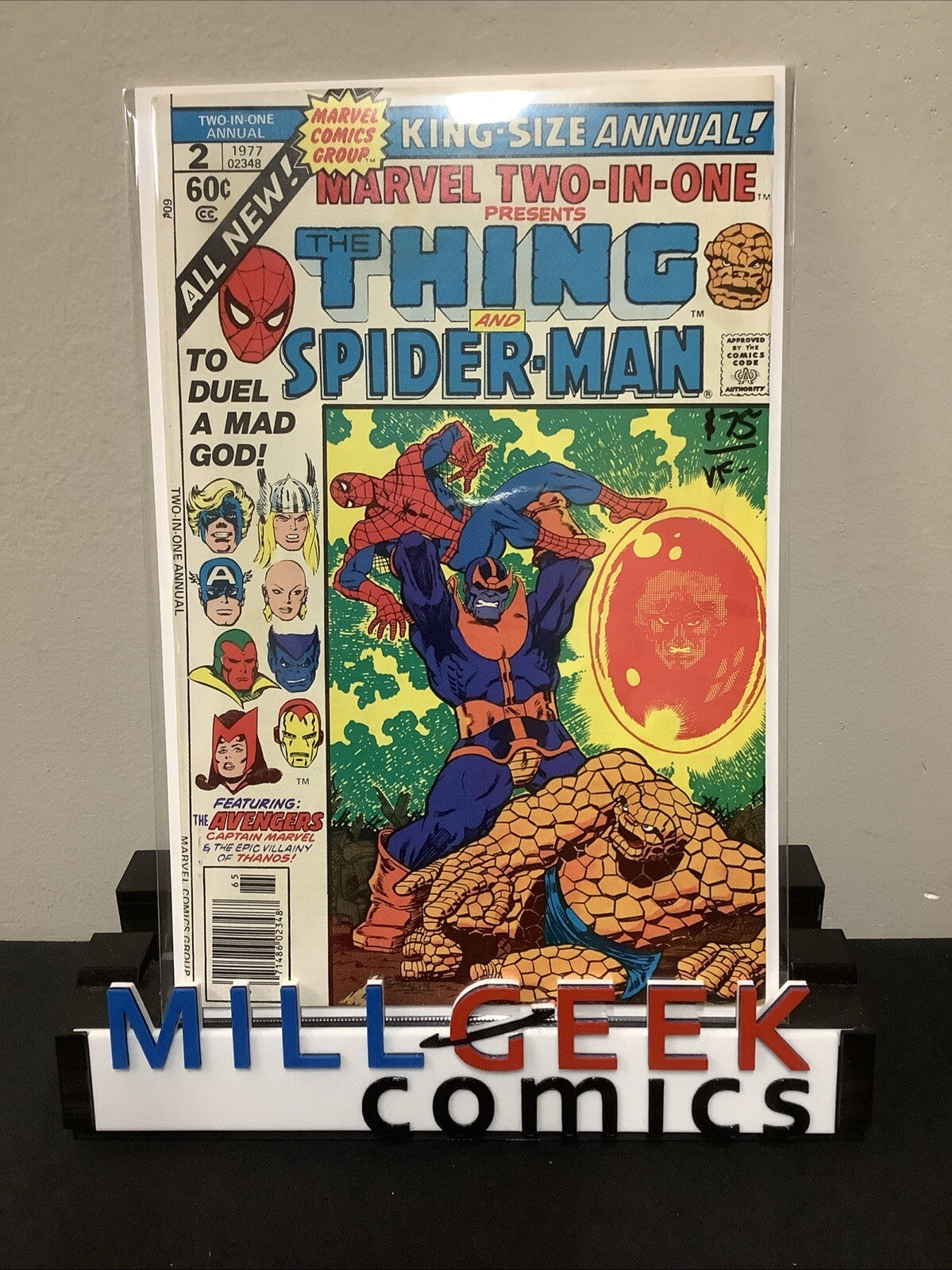 Marvel Two-In-One Annual #2 (Marvel December 1977) VF- (7.5) Death Of Thanos