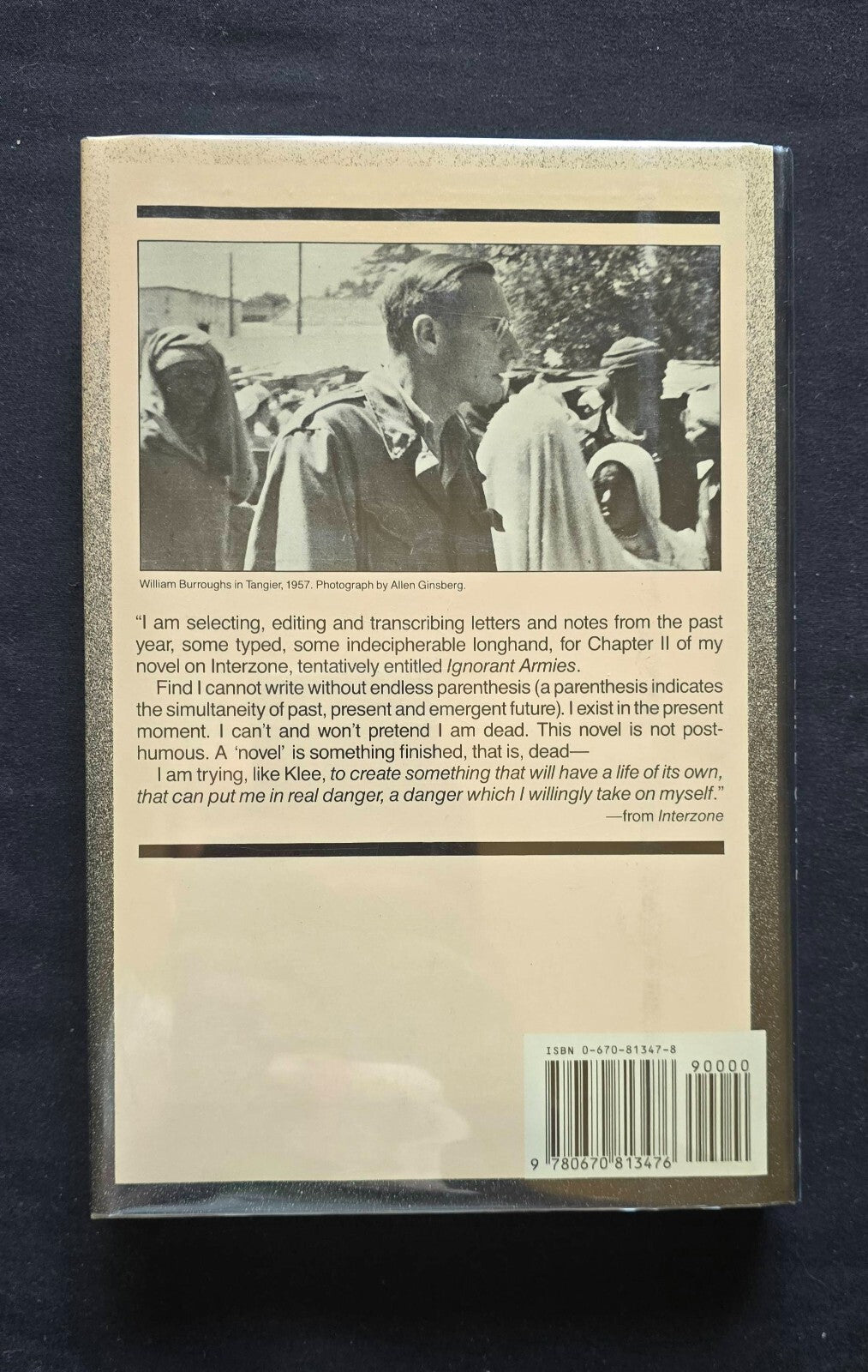 INTERZONE by William S. Burroughs (1st Ed HC w/DJ 1989)