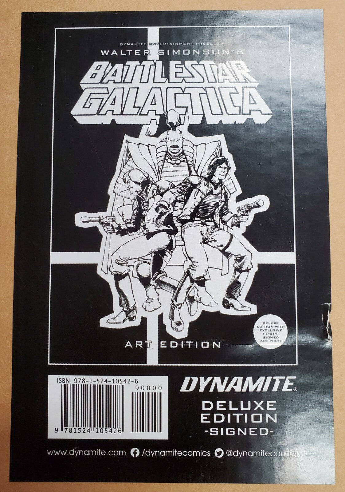 SIGNED by Walt Simonson Battlestar Galactica Art Edition Dynamite Ltd to 250