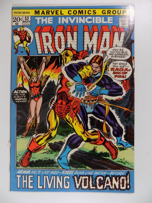 Iron Man #52 Marvel Comic November 1972 Fine+