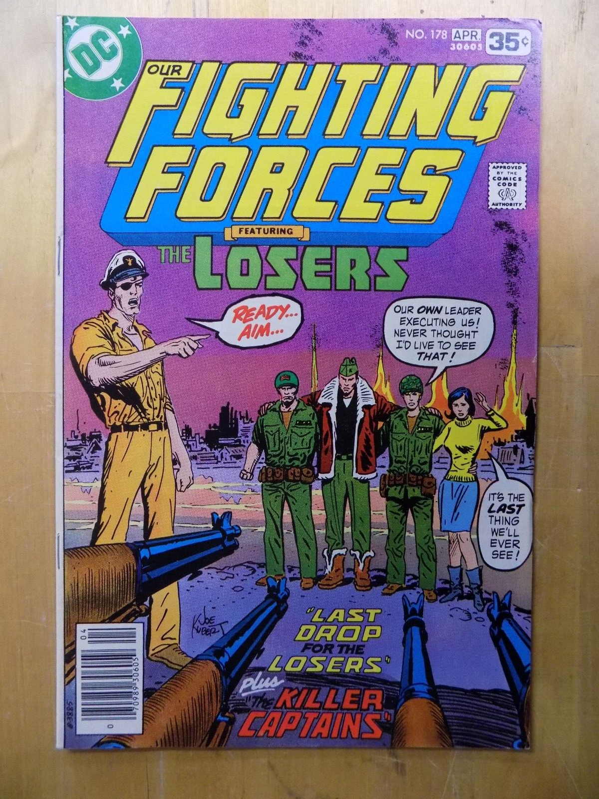 Our Fighting Forces featuring The Losers #175-181 Joe Kubert