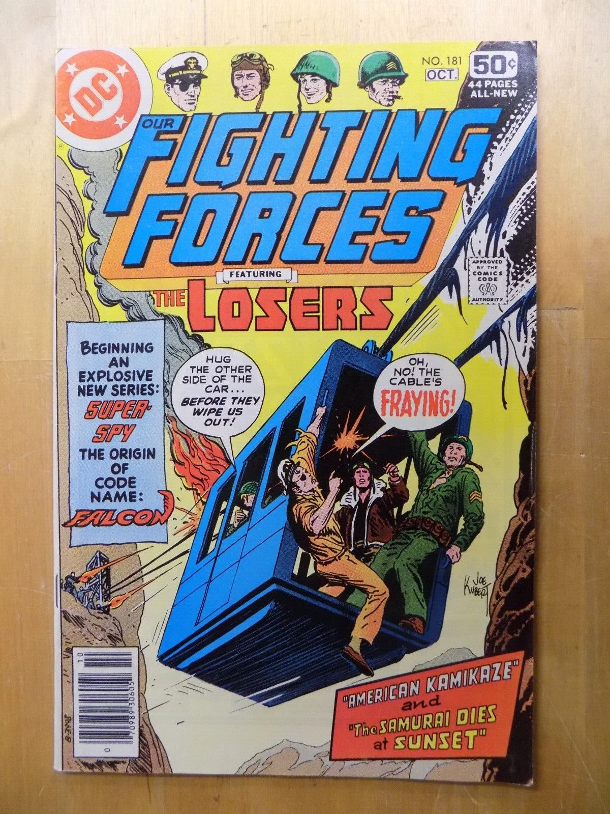 Our Fighting Forces featuring The Losers #175-181 Joe Kubert