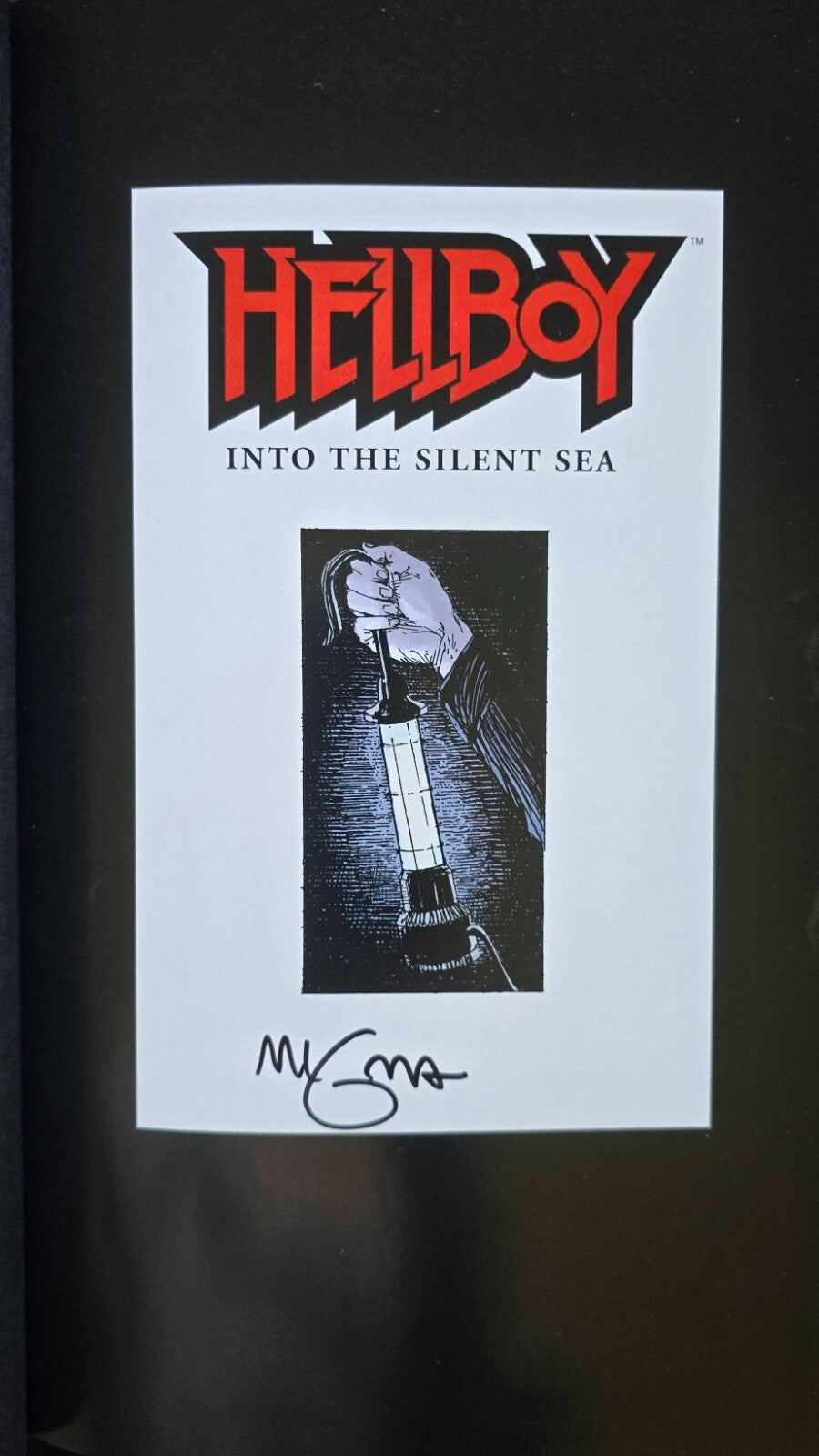 Hellboy: Into The Silent Sea Hardcover (SIGNED - Mike Mignola 1st ED April 2017)