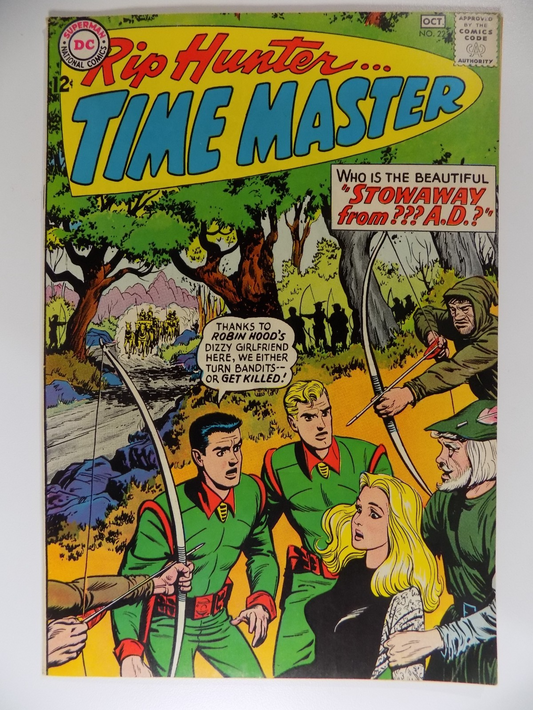 Rip Hunter Time Master #22 DC Comic October 1964 Fine/ Very Fine