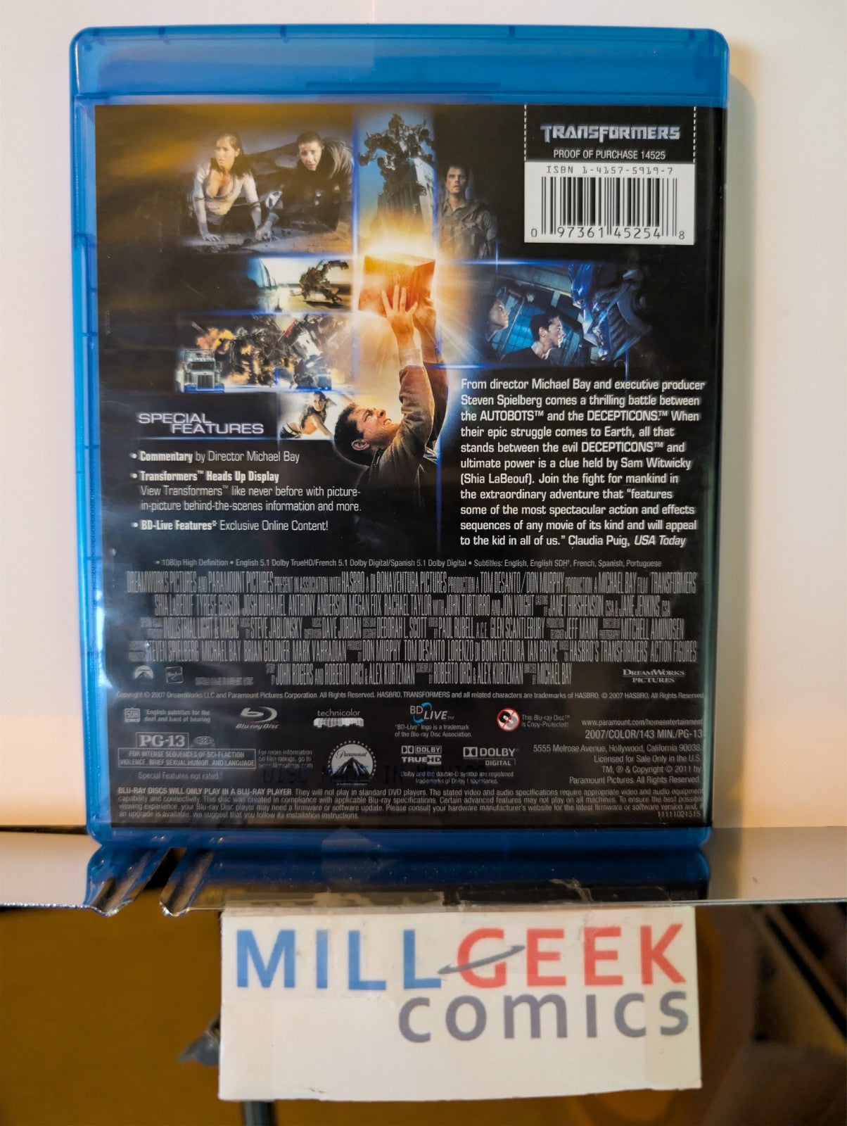 Transformers / Transformers: Revenge of the Fallen, 2 Sci-Fi Movies (Blu-Ray)-JD
