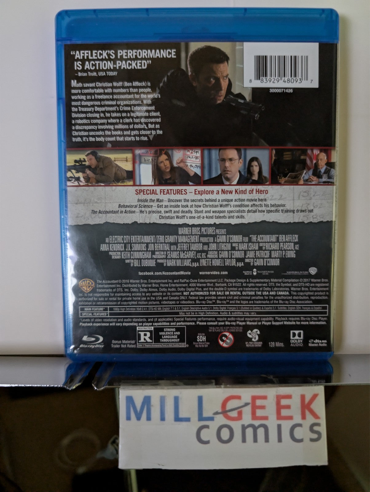 The Accountant / The Crow, 2 Movie Set (Blu-Ray) -JD