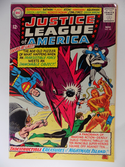 Justice League of America #40 DC Comic November 1965 Very Good/Fine