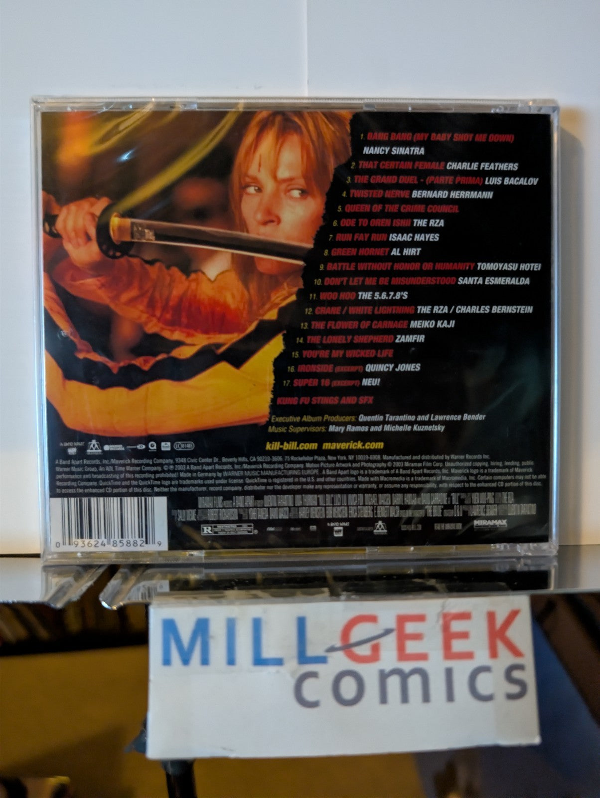 Soundtrack 4 CD Lot (American Hustle, Runaways, Kill Bill 1, From Dusk til.) -JD