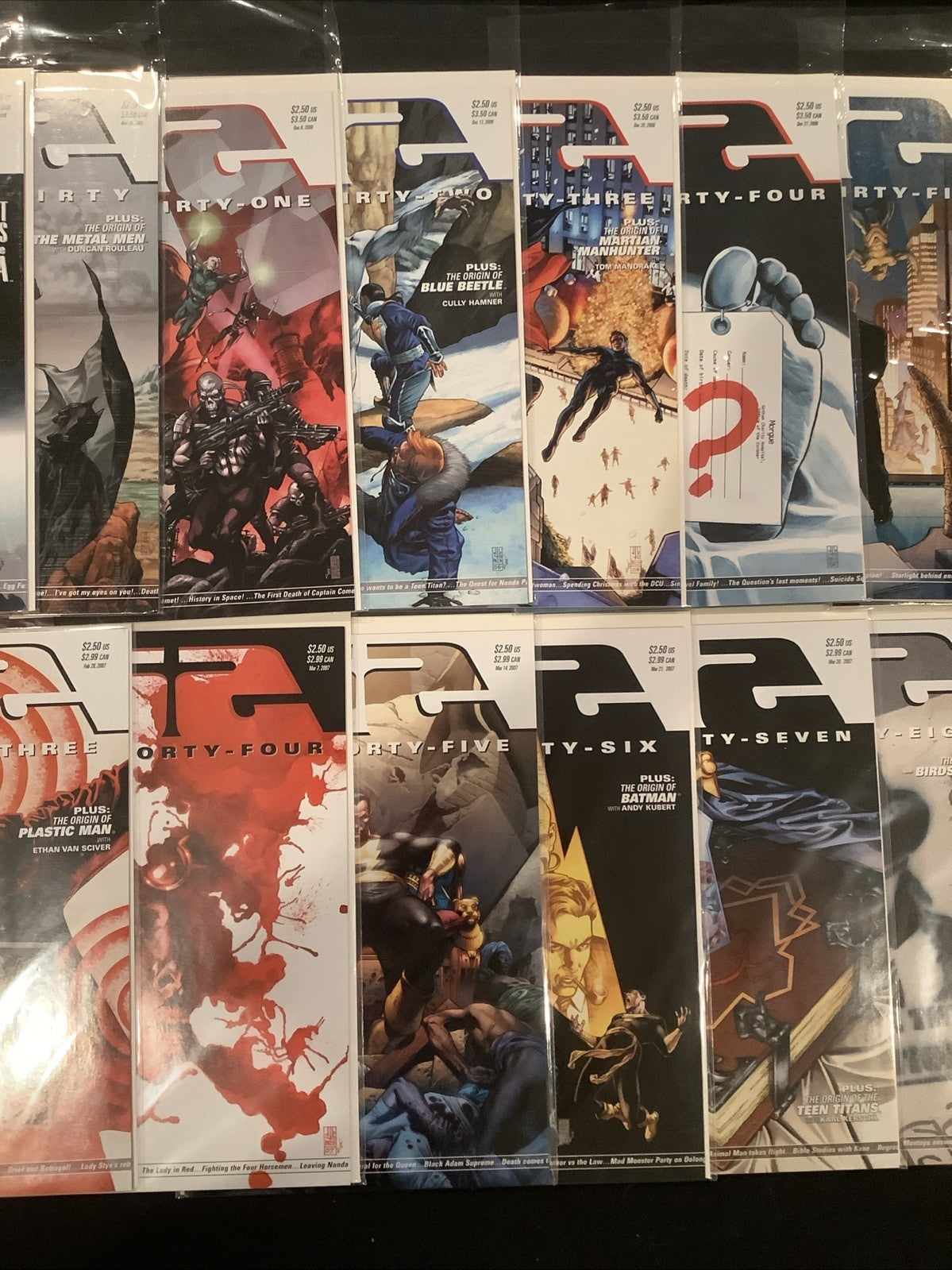 52 #1-52 + World War 3 #1-4 Complete Comic Set, DC Comics, 1st App Batwoman