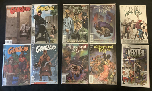 Vertigo Comic Bundle: Gangland #1-4, Trenchcoat Brigade #1-4, Winter’s Edge #1-2
