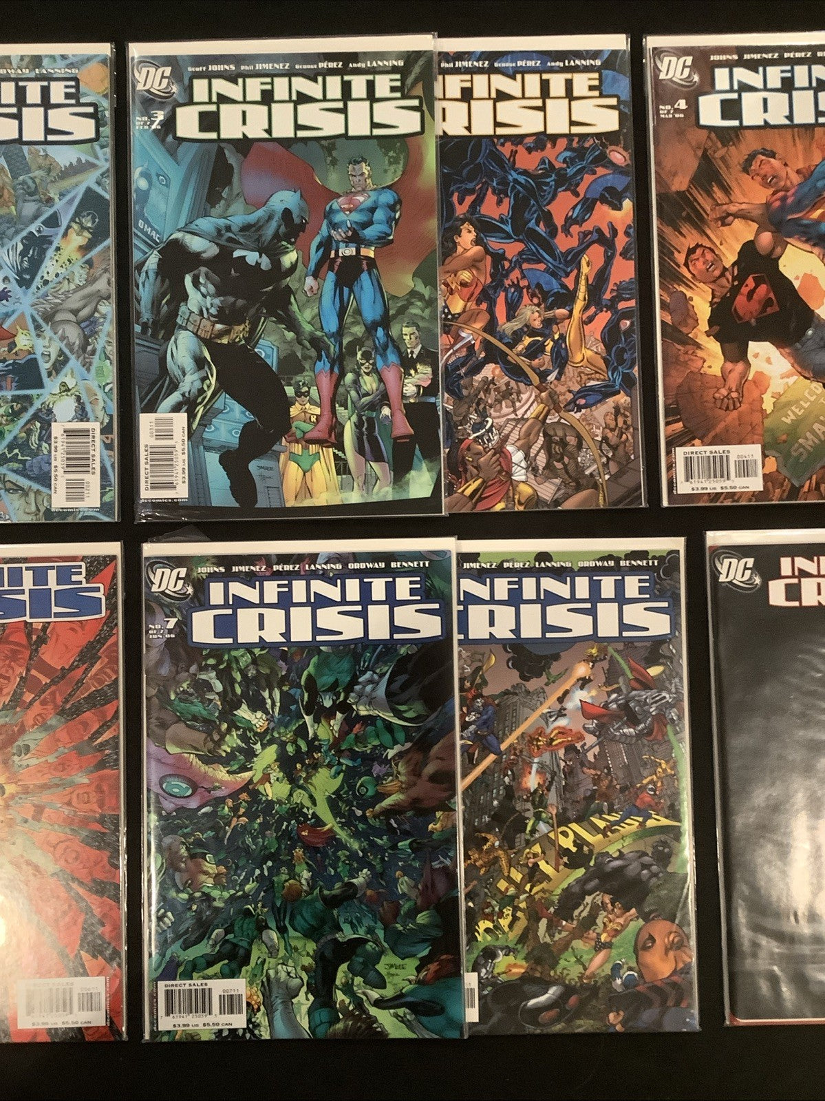 Infinite Crisis #1-7 Complete Comic Set, 1st App Jaimie Reyes, A + B Covers