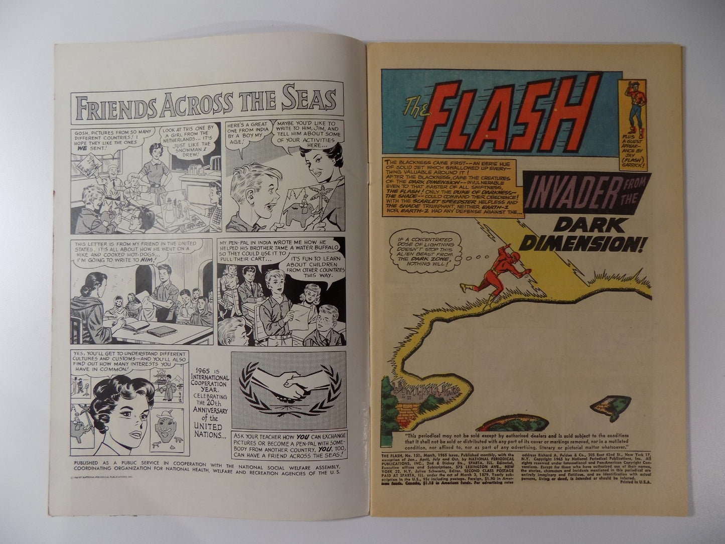 Flash #151 DC Comic March 1965 Fine+