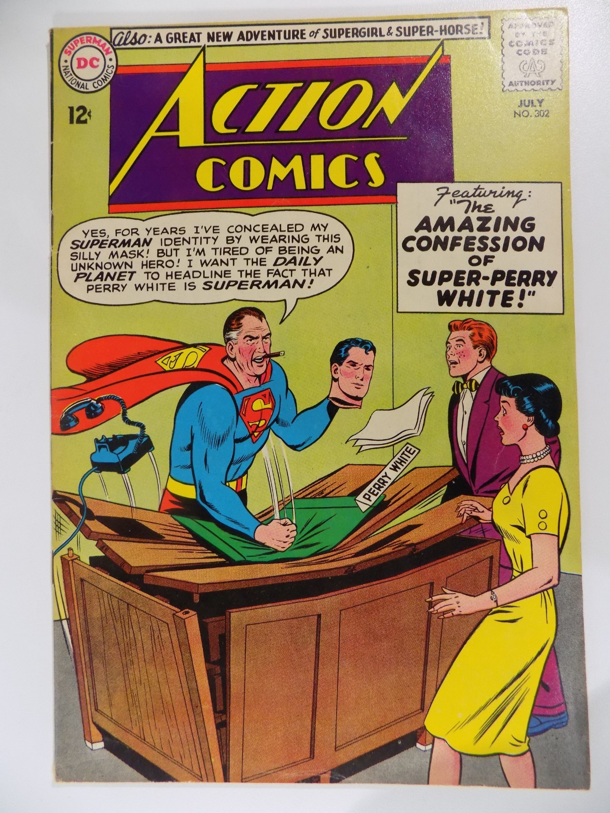 Action #302 DC Comic July 1963 Fine+