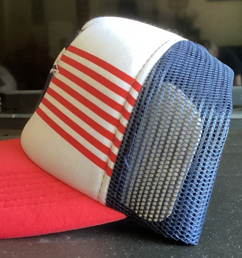 2025 Seattle Mariners SGA 7/4 Cap 4th of July Celebration Patriotic Trucker Hat