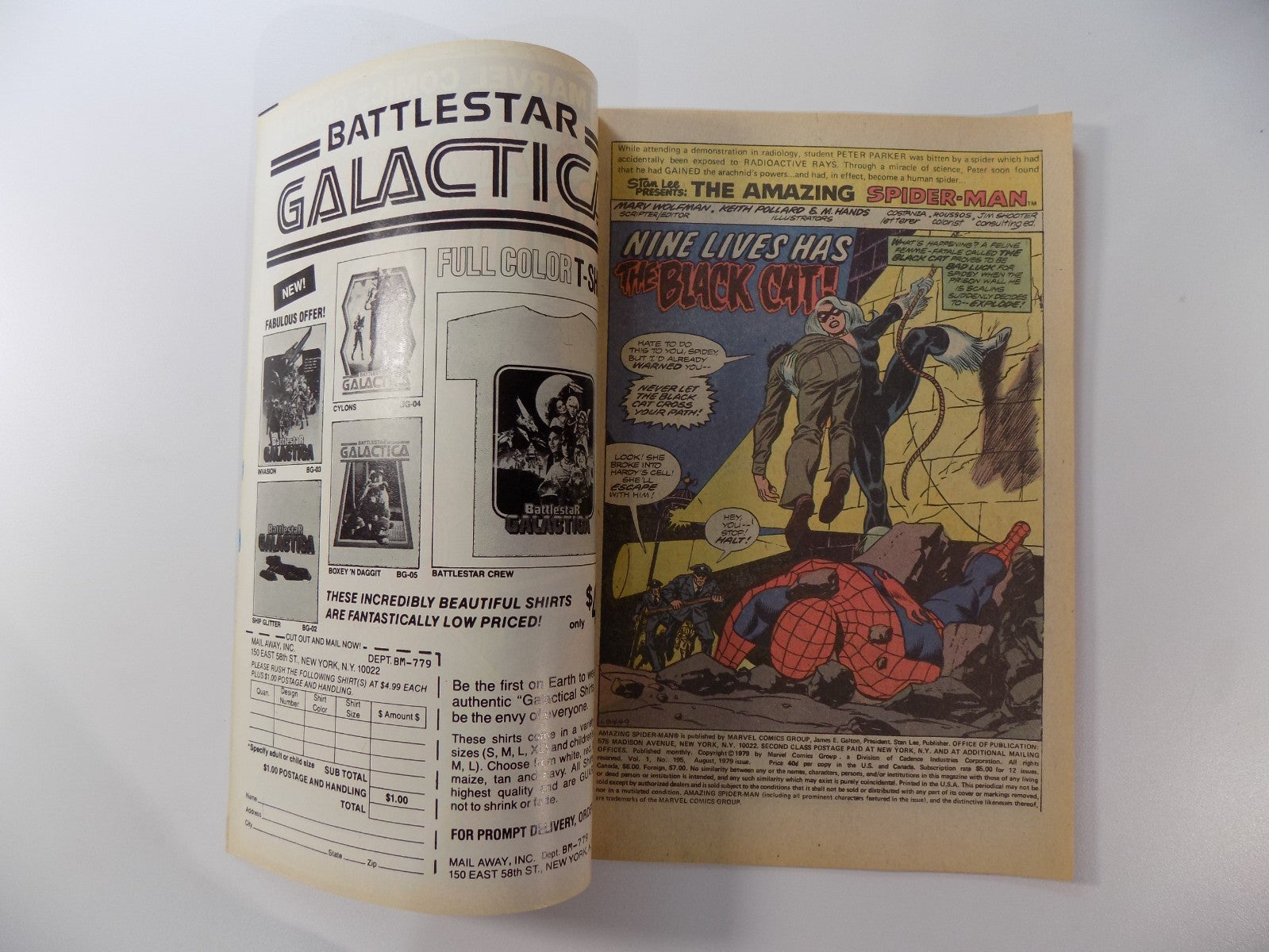 Amazing Spider-Man #195 Marvel Comic August 1979 Very Fine