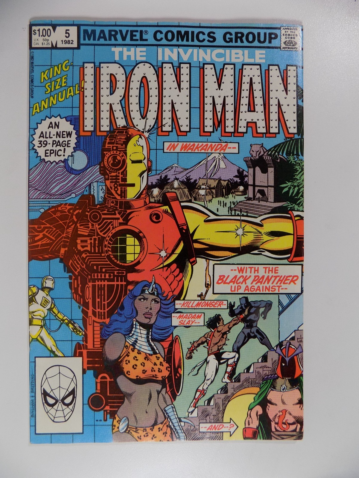 Iron Man King-Sized Annual #5 Marvel Comic 1982 Very Fine+