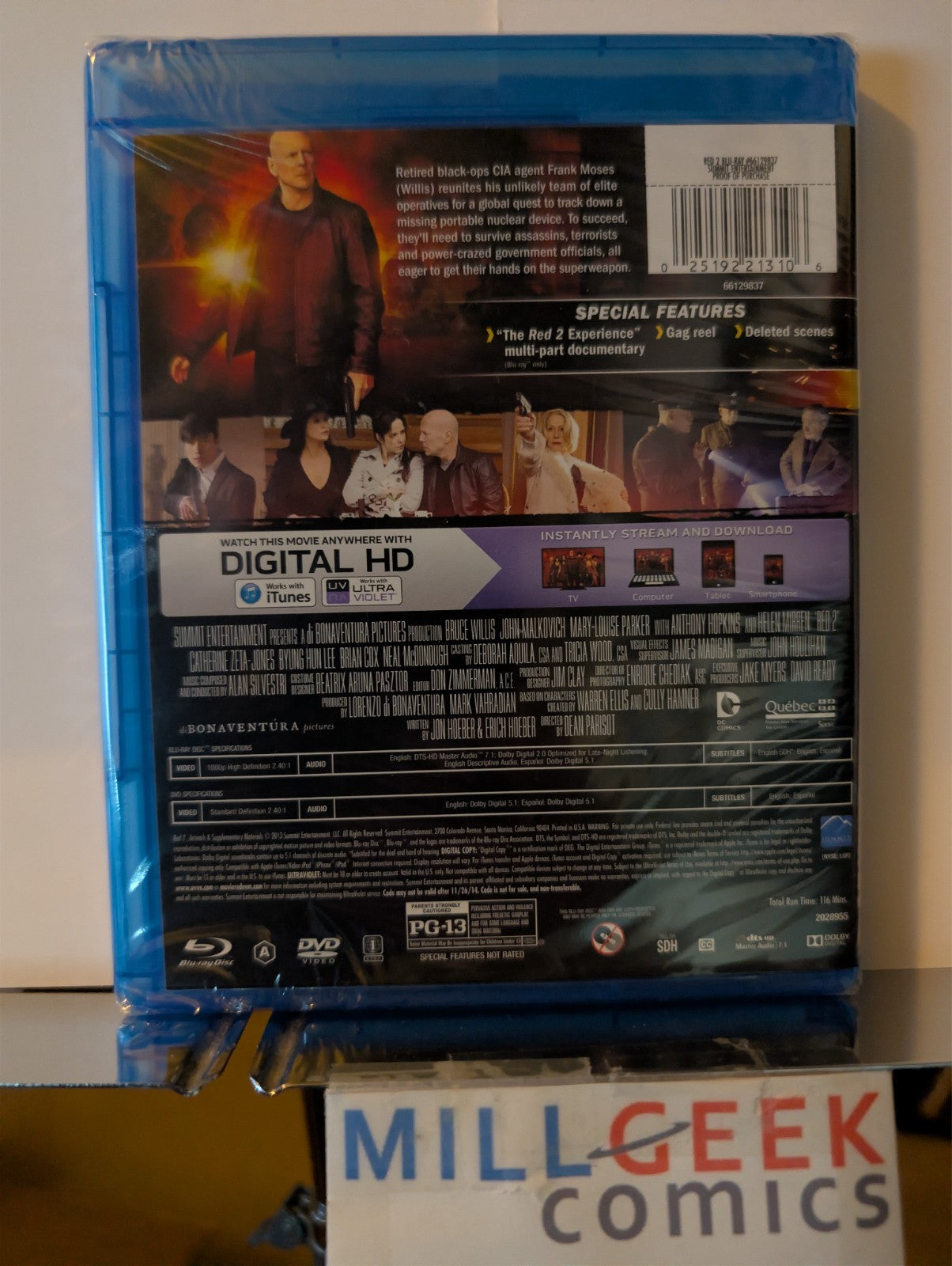 Red / Red 2, 2 Movie Set (Blu-ray) Brand New -JD