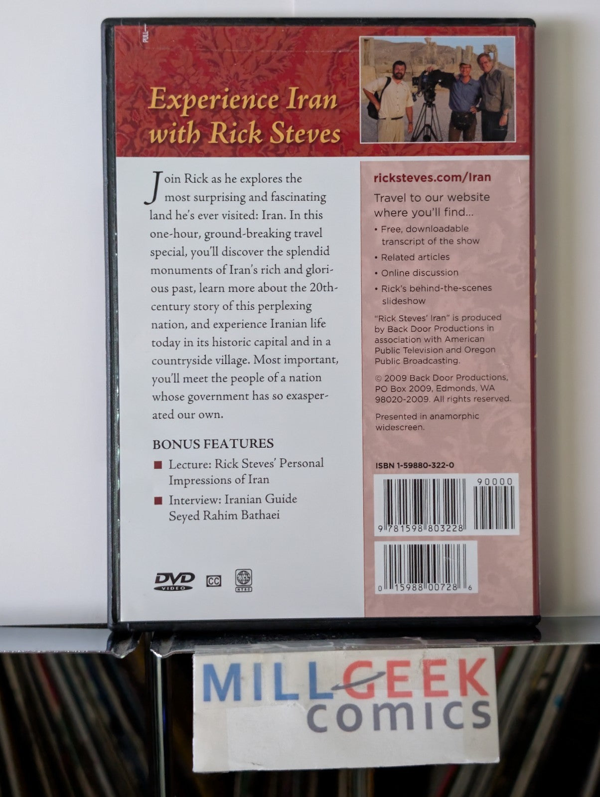 Rick Steves' Iran - PBS 1 Hour Special (DVD) -JD