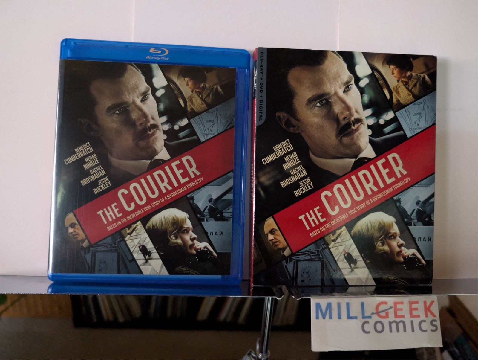 The Courier / Michael Collins UK IMPORT, 2 Movie Set (Blu-Ray) Like New -JD