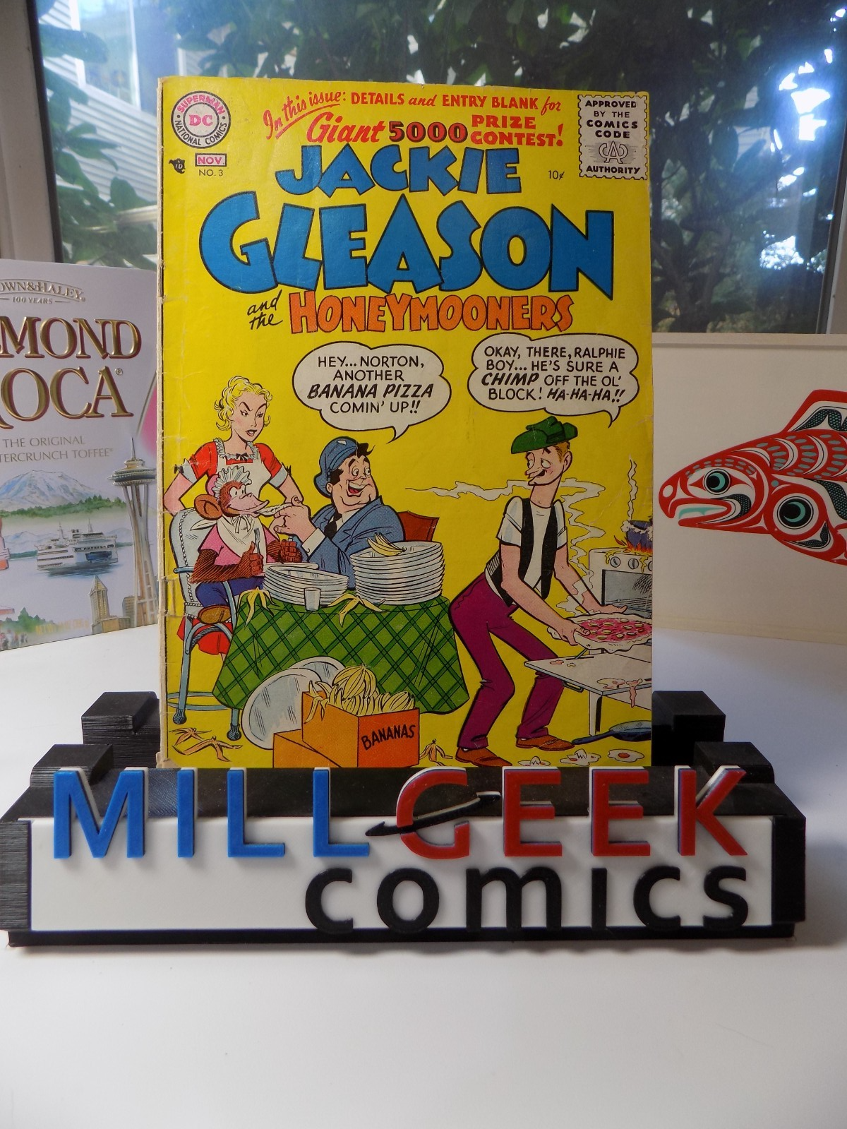 Jackie Gleason and the Honeymooners #3 DC Comic November 1956 Very Good/Fine