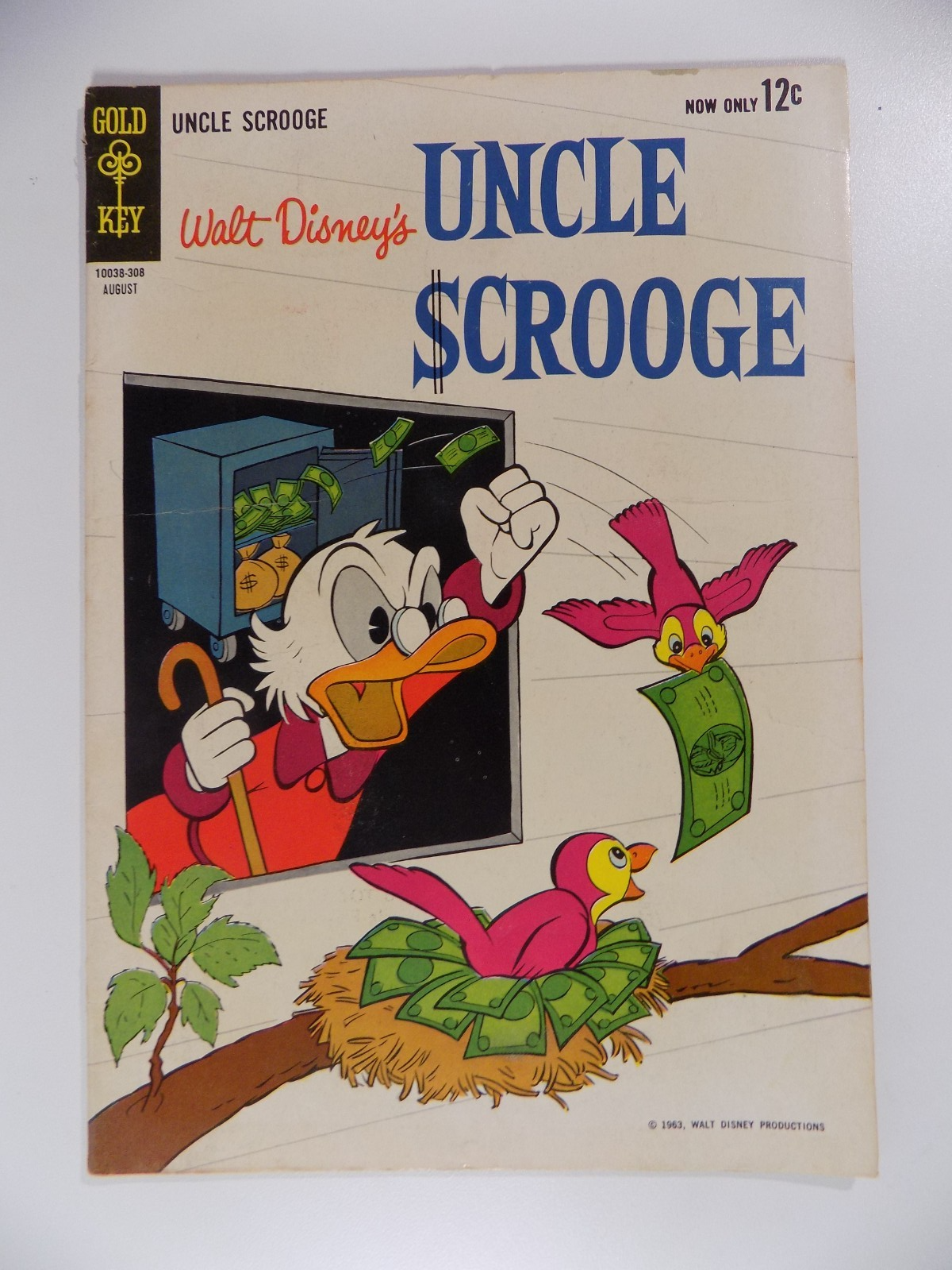 Walt Disney's Uncle Scrooge #44 Gold Key Comic August 1963 Fine/Very Fine