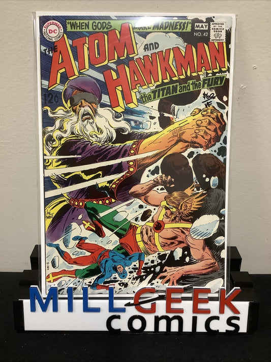 The Atom & Hawkman #42 (DC Comics April-May 1969) VF (8.0) Denny O’Neil