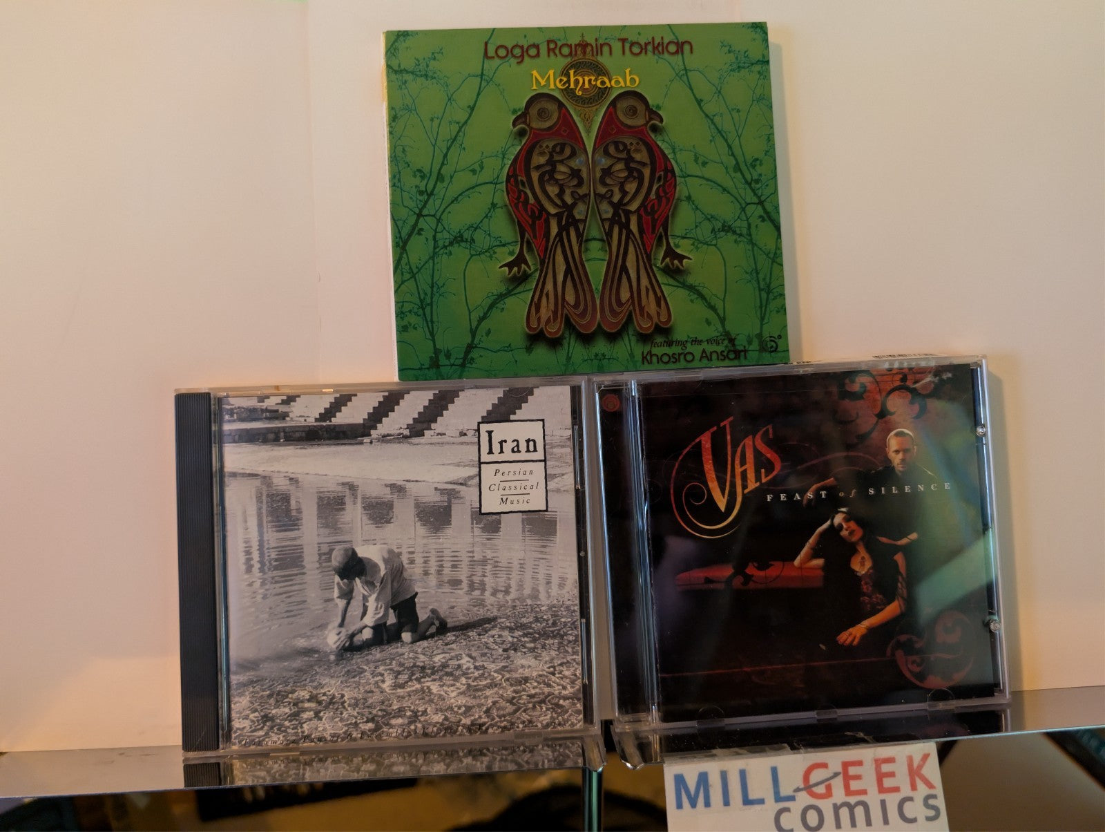 Persian Classical/Folk Music, 3 CDs (Mehraab, Iran, Feast of Silence) -JD