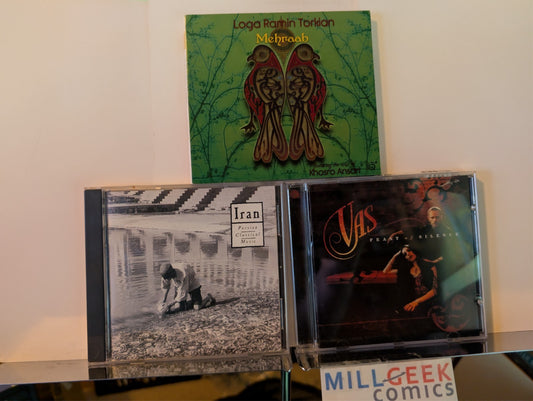 Persian Classical/Folk Music, 3 CDs (Mehraab, Iran, Feast of Silence) -JD